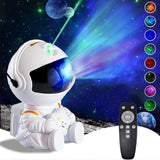 Proyector de Estrellas Galaxia Luz Nocturna Astronauta Proyector Espacial Luz LED Nebulosa Estrellada para Techo Lámpara Decorativa para Dormitorio Regalo para Niños